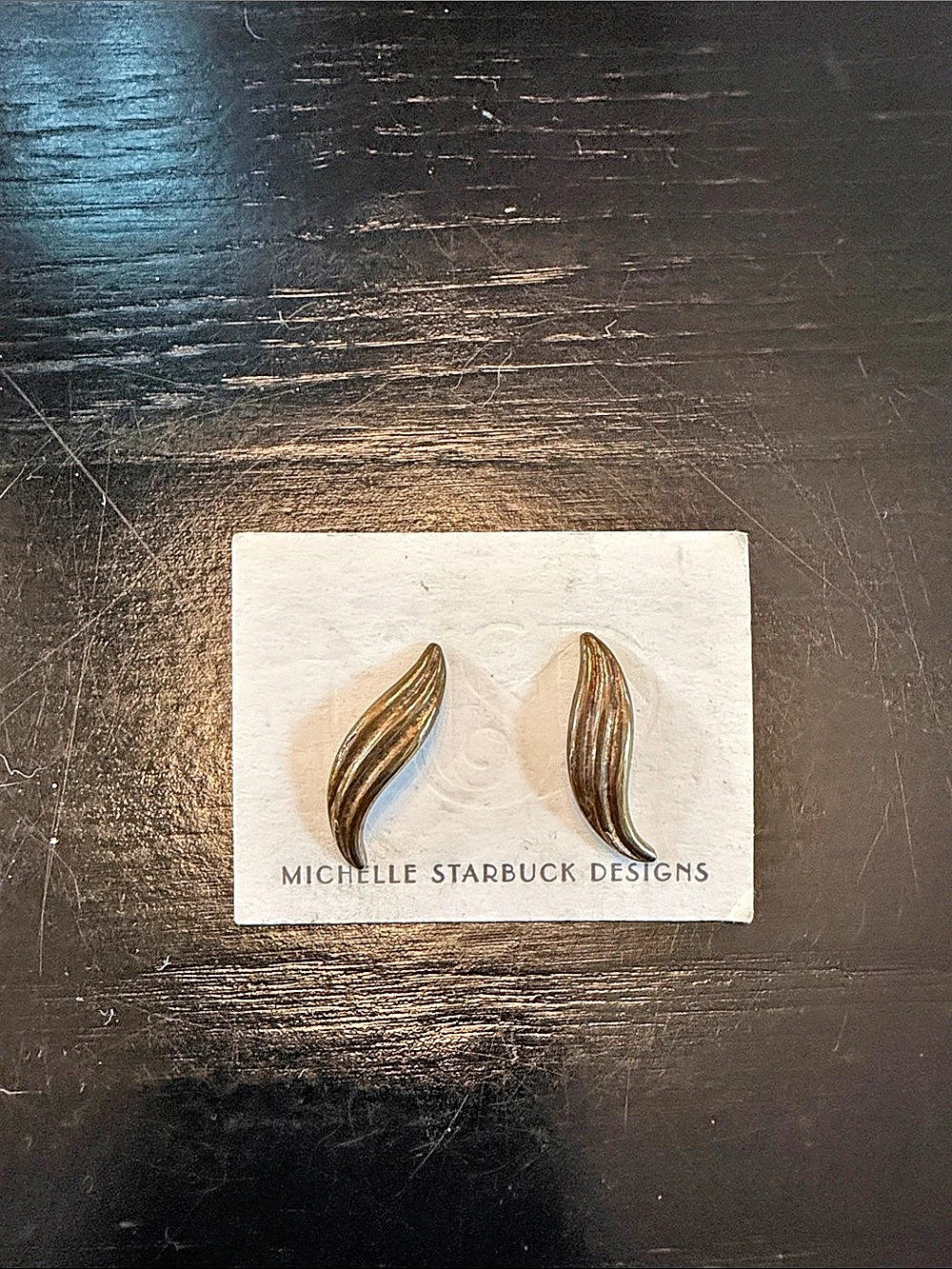 Michelle Starbuck Designs Vintage Swirl Climber Swirl Climber Earrings